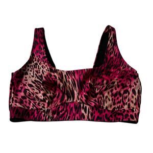 Yitty Pink Headliner Shaping Midi Sports Bra Women's Size XL | 50-16